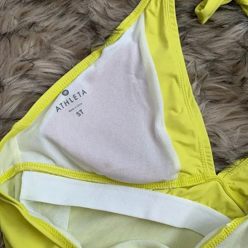 Athleta Swimdress Swimsuit Swimwear Bathing Suit YELLOW RARE! 🔥
